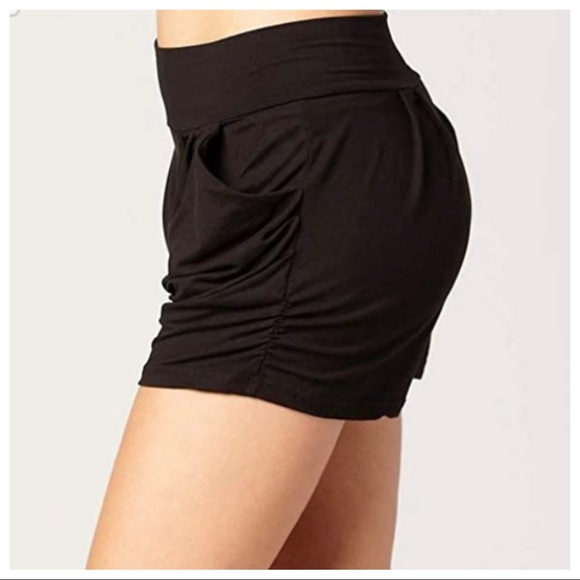 Fabulous Brushed Harem shorts with pockets - Picture 2 of 5